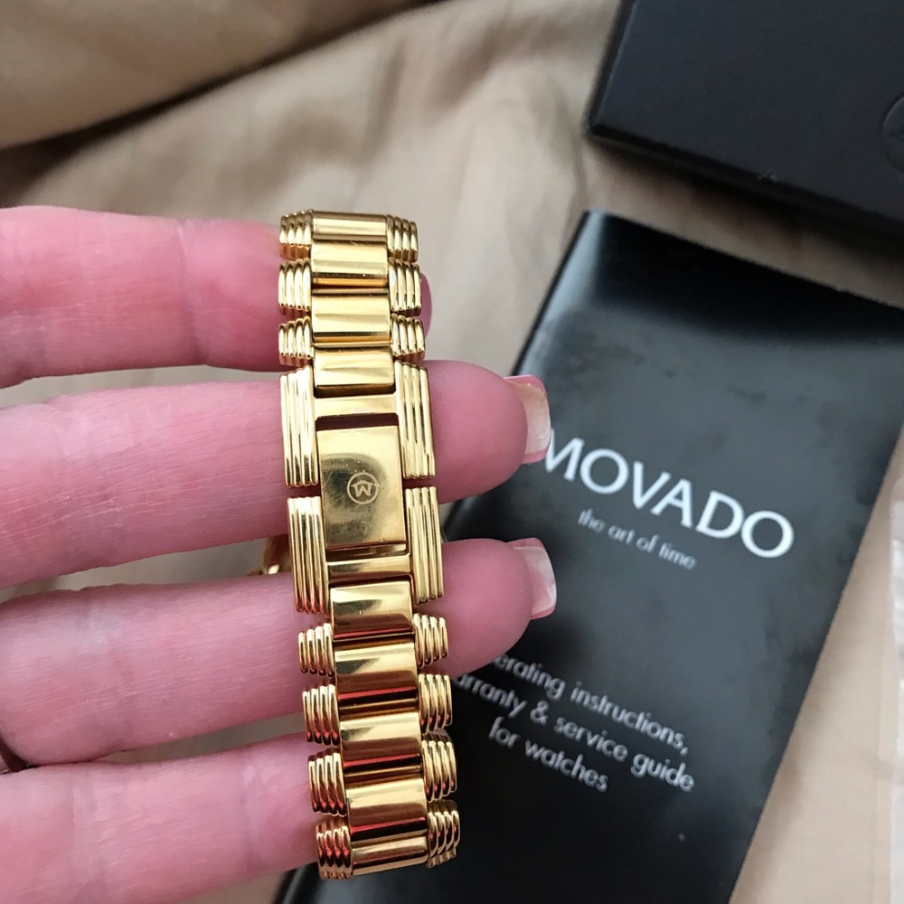 Movado Gold Serenade Swiss Quartz Watch - Picture 4 of 8